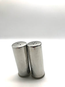 hammered salt and pepper shakers