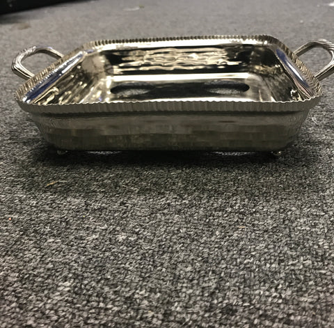 pan holder 8x8 square silver