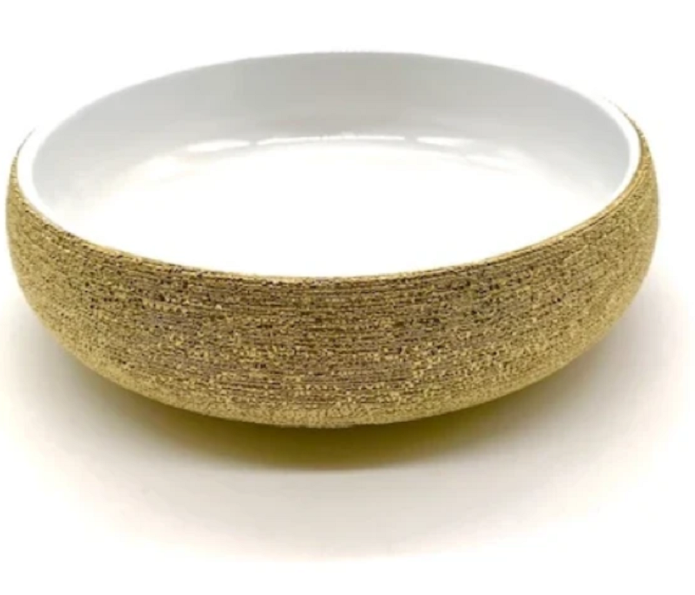 Gold Textured Bowl
