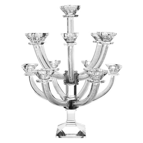 Candelabra Crystal Filled 13 Branches