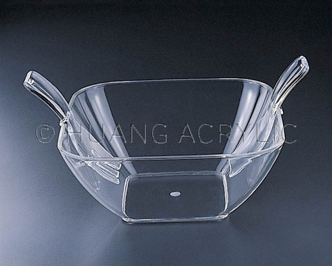 Lucite Salad Bowl with Servers - Medium + Drink + Truffle Boxes