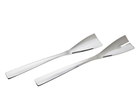 Modern Stainless Salad Servers