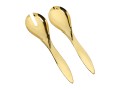 Gold Twist Salad Servers