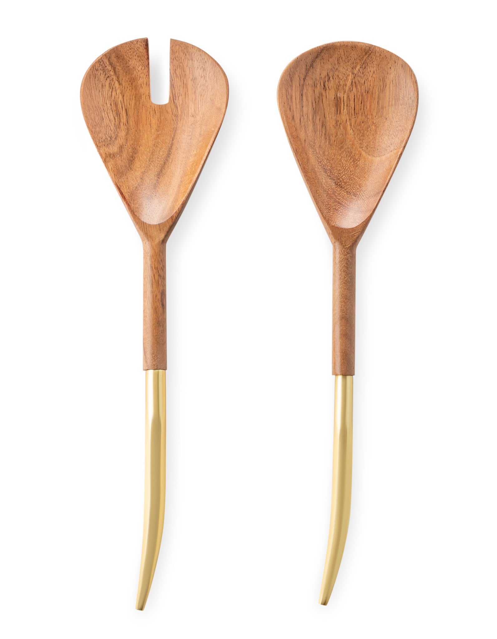 Salad Servers wood and gold + Drink + Truffle Box