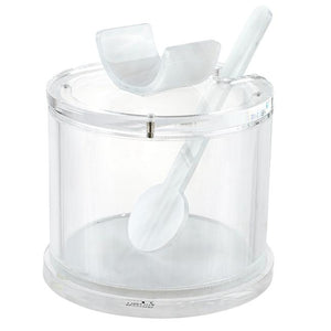 lucite marble honey dish